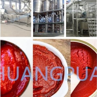 Aseptic Tomato Paste Processing Machine 2-20T/H PLC Control