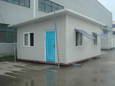 A instalação fácil e rápida da casa pequena impermeável móvel das roulottes de aço claras da casa pré-fabricada