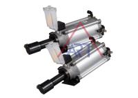 Type horizontal du volume 70CC de broche de cylindre de poinçon de couteau avec le diamètre hydraulique de détection 10CC