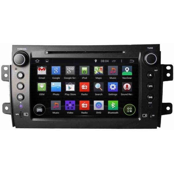Ouchuangbo Auto Stereo DVD Multimedia Kit for Suzuki SX4 2006-2012 Android 4.4 GPS Nav Radio Player OCB-8072D