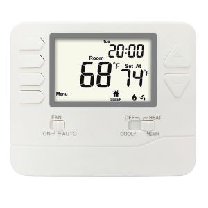 Riseem 24V électronique non programmable chambre climatisation pompe à chaleur thermostat pour la maison