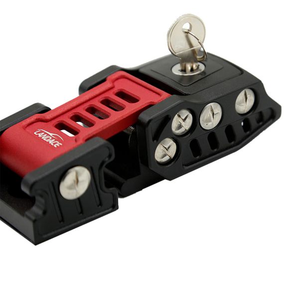 Jeep Wrangler Locking Hood Latches Kit with Heavy Duty Aluminium Alloy Red and Black