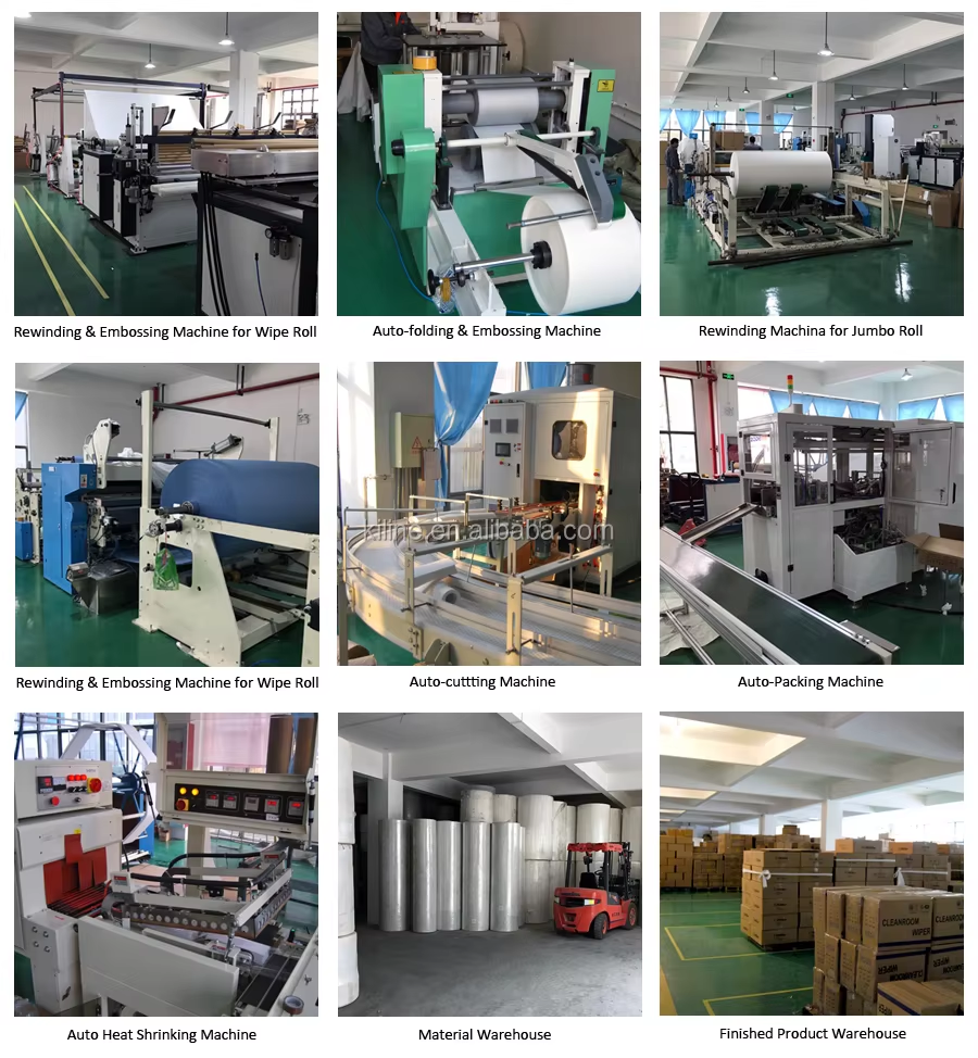 3 Ply Reinforced Heavy Duty Paper Industrial Wiping Paper High Surface Softness