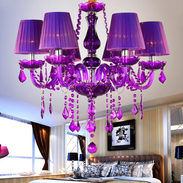 Designer Blue Crystal Chandelier lighting for Bedroom Dining room Kitchen  (WH-CY-34)