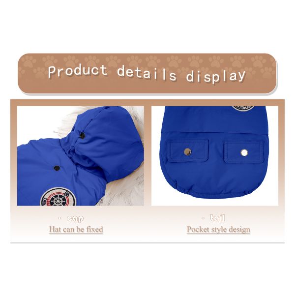 Warm Comfortable Dog Sweater 2 Layers Fleece Lined Classic Knitted Winter Pet Apparel