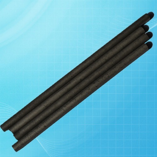 Low Density Carbon Graphite Tube for 100% Carbon Furnace Electrode Rod Bulk Density 1.65
