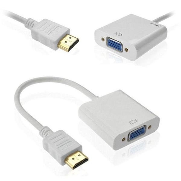 Conversor HDMI para VGA com Áudio 1080p Alimentado por USB