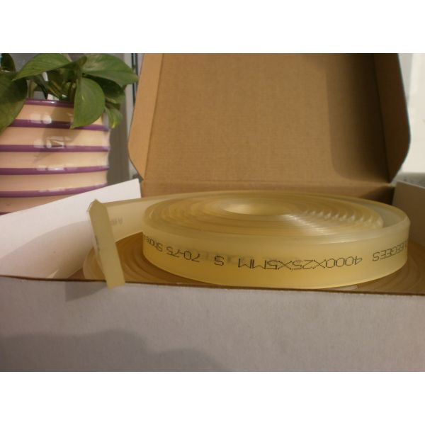 Tear Resistance Silk Screen Squeegee Rubber ,  25 * 5 Silk Screen Squeegee For Cds