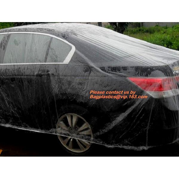 PE car cover, plastic car cover, HDPE plastic overspray protective car cover, Decorative Film