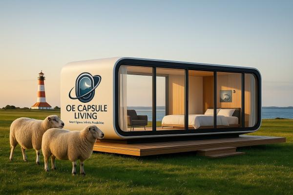 Luxury 20ft Modern Shipping Container House Small Residential Prefab Steel Structure For Hotels Villas Apartment Space