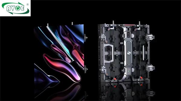 Type G P3.91 4K Stage Rental LED Display Curved Cabinet 500x500mm 45 Degree