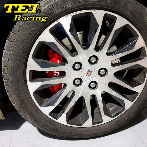 Поршень 4 участвуя в гонке набор тормоза крумциркуля с гонками диска 330*28 MM высокуглеродистыми и тормозные колодки для Кадиллака SLS оправа 17 дюймов