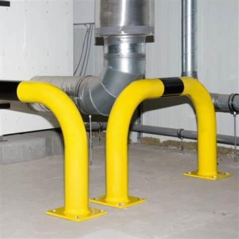 Black Bull Steel XL Collision Protection Guard - 600 x 2000mm - Yellow and Black From China Metal Fabrication Factory