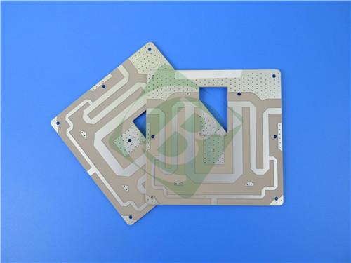 Solution PCB RF-35 à 2 couches Argent Immersion Légende Blanche