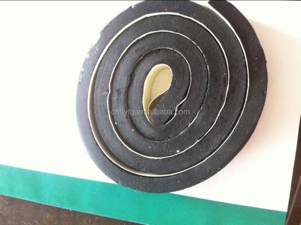 Modern Square Swellable Bentonite Rubber Waterstop Strips in Black for Construction