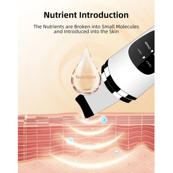 Justtide Dermabrasion Misty Spray Ultrasonic Skin Scrubber