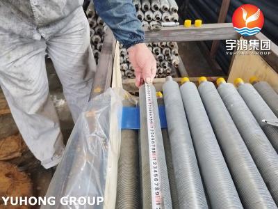 SA249 TP304 ASME Stainless Steel Welded Tube L Type Fin Tube For Air Cooler