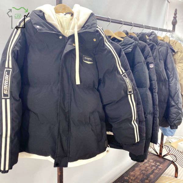 Fashion Warm Used Winter Clothing Cotton Padded winter jacket second hand