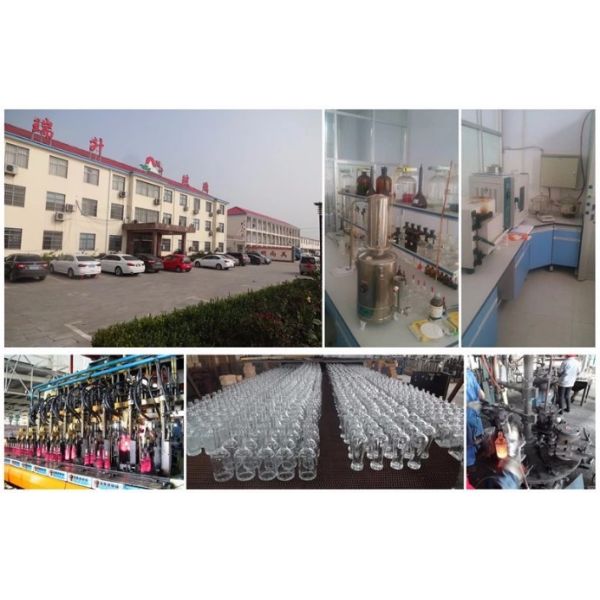 700ml 200ml 500ml 1 Liter Glass Cap Vodka Brandy Bottles for Clear Champagne Storage