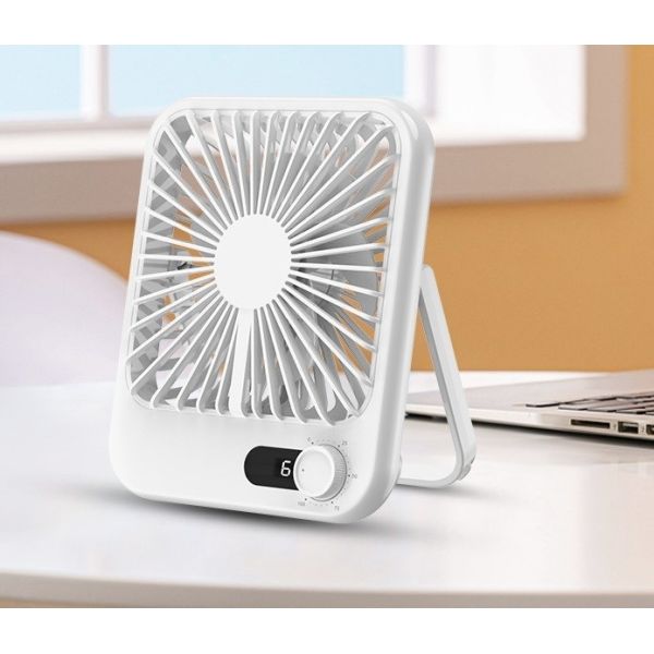 Portable USB Rechargeable Aromatherapy Handheld Fan Silent Table Mini Fan for Office Needs
