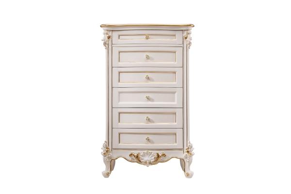 Luxury Fabric Bed Sets of Ivory White wooden Furniture in high quality brands from China factory for Villa house