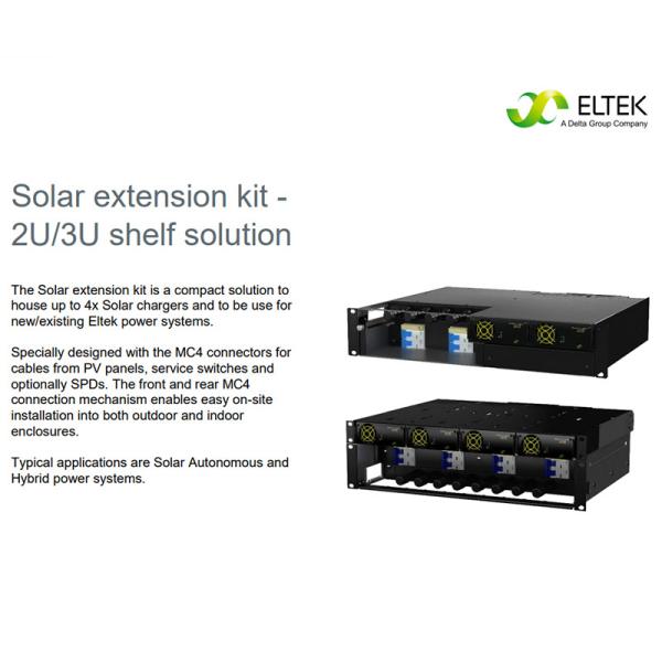 Extension Solar Charger Kit 2U CTZ00000.1358 Rectifier Eltek Flatpack Power System