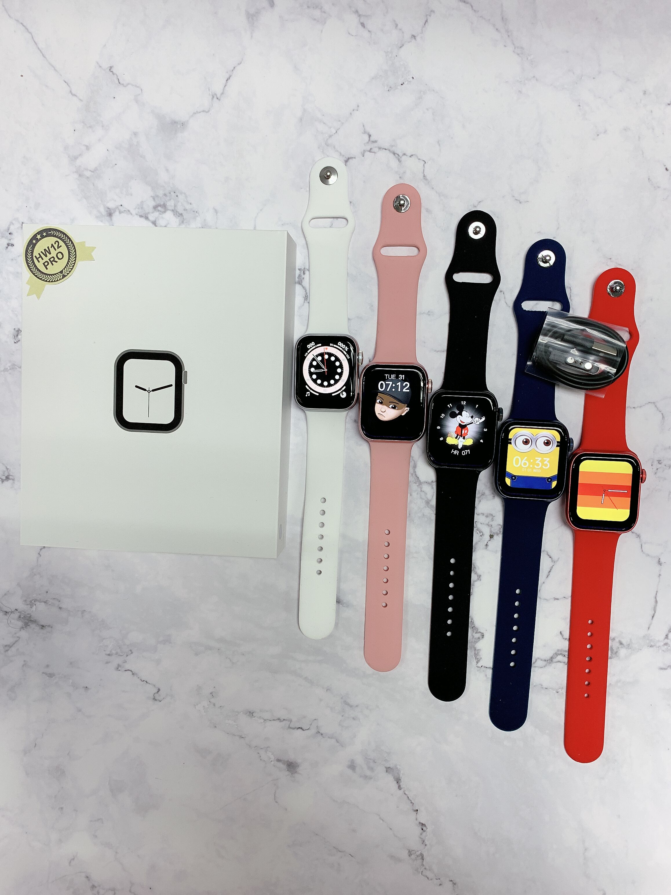 HW12Pro 190mAh 3.7V Bluetooth вызывая дюйм Яблоко IWO 6 Smartwatch 1,6