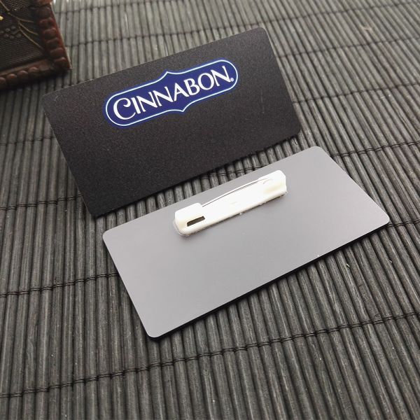 Wholesale High Quality Plastic PVC Writable Name Badge Blank Custom Design Chalkboard Name Badge