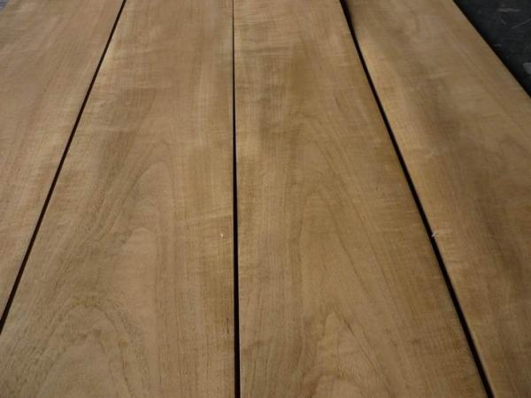 Natural Myanmar Burma Teak Veneer Sheet For MDF, Interior Decoration