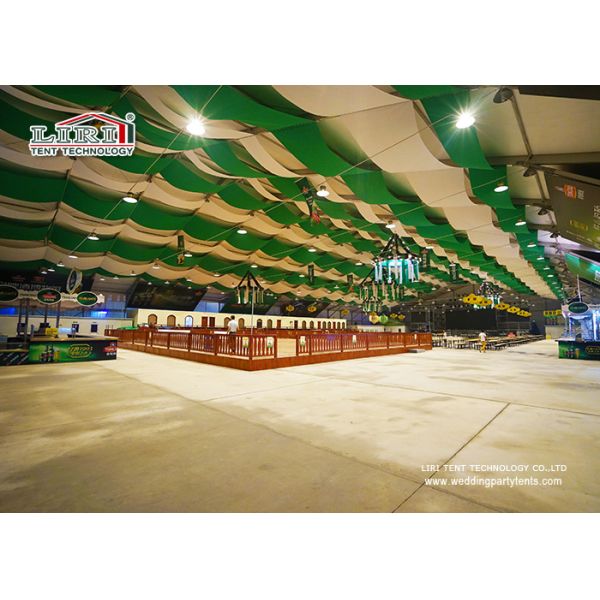 Clear Span Glass ABS Walls Two Story Tent For Beer Festival Events