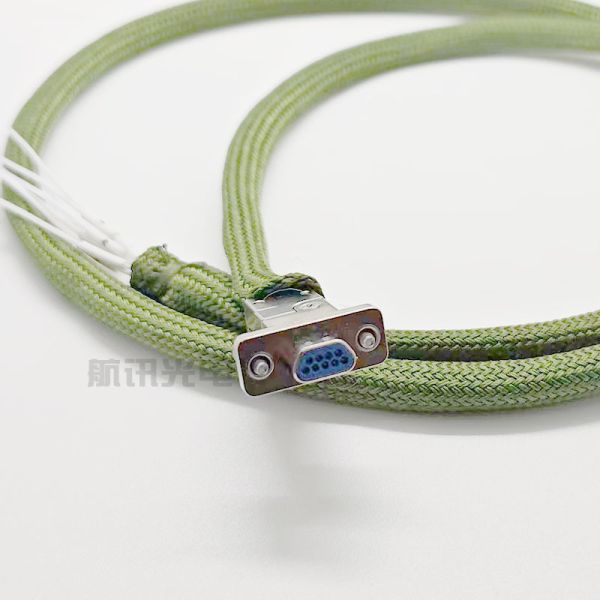 J30j-9tjl-a Custom Cable Rectangular Connector Plug 9-Pin with Tail Clip Wire Clamp A1 A3