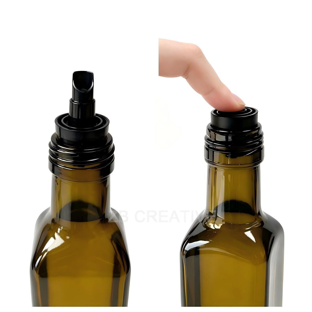 Aluminum 31.5mm Screw Cap Tamper-Evident Seal Food-Grade Plastic Retractable Pourer Spout Olive Oil