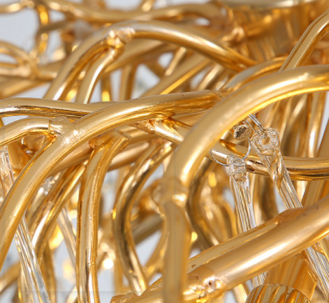 Падения воды стекла хрустальной люстры G9 95lm/W свет современного привесной