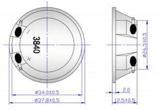 ABS Ultrasonic Transducer Speaker 25KHZ Piezo Horn Loudspeaker for Rat Repellent and Pest Control