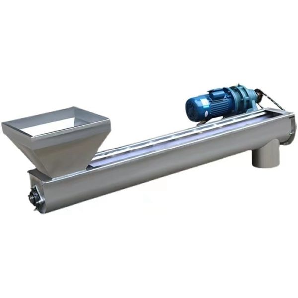 Transportador de tornillo de alta temperatura flexible y resistente al calor para calentar el vapor de aceite