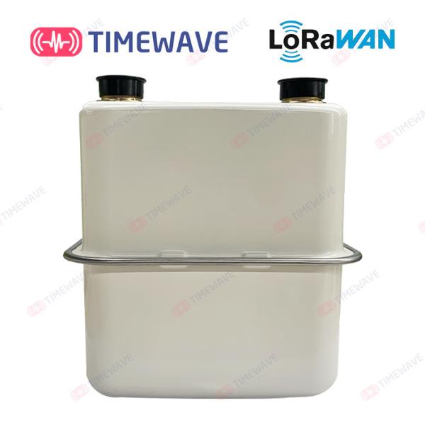 Prepaid LoRaWAN Gas Meter Wireless IoT Remote Control LCD Aluminum Steel Shell Ultrasonic Gas Meter