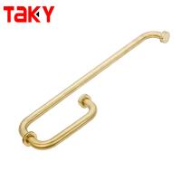 Personalización de aluminio de acero inoxidable Hardware Pull Manos de la ducha pantalla de cristal Mano de la puerta