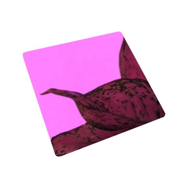 PVD Mirror Finish Color Stainless Steel Sheet 0.3mm - 3.0mm Thick For Furniture