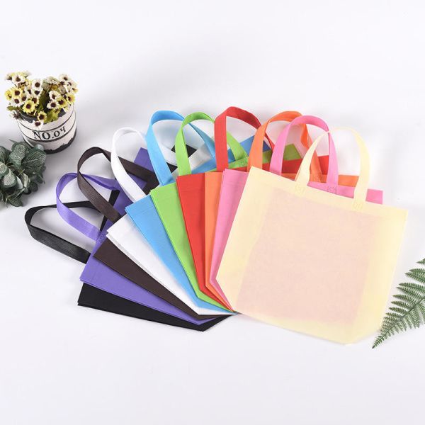 Customized Eco Fabric Tote Non-Woven Shopping Bag for Recyclable Fashion Accessories