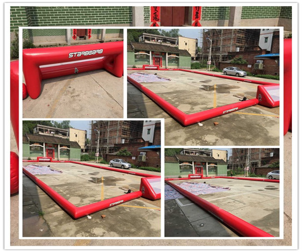 Outdoor Football Games 19.5m x 13.5m Inflatable Sports Arena For Adults