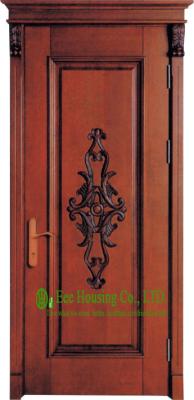 Lacquer Finish 40mm Solid Timber Entry Door For Apartment, Outward Opening External Door