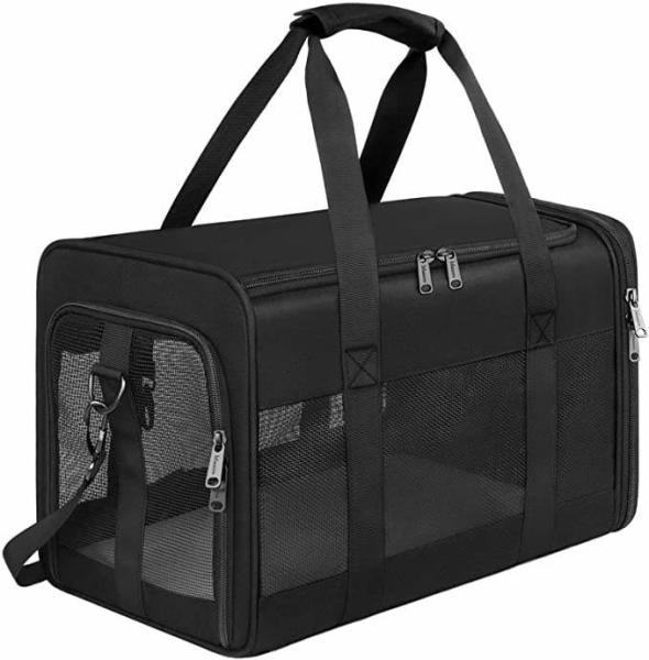 Travel & Car Small Dogs Puppies Cat Pet Carrier Airline Approved Soft Sided Collapsible Top Loading Cat Bag Carrier
