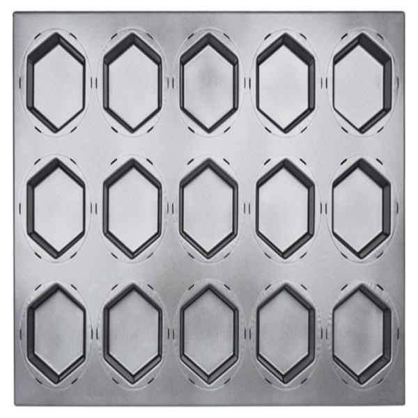 Rk Bakeware China-Commercial Antiaderente Assadeira de Bolo de Muffin Bandeja de Bolo Quadrada Bandeja de Assar de Cupcake