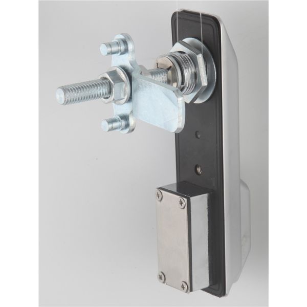 Adjustable Rotary Handle Key Lock Electrical Swing Panel Silver Color