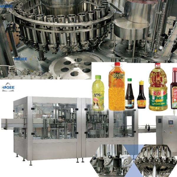 Vacuum Oil Filling Equipment Oil Bottling Machine Glass Bottle 500 Ml Bottle Volume
