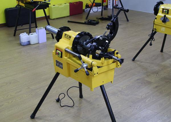 Portable Electric Pipe Threading Machine Cam Action 25 RPM Spindle Speed