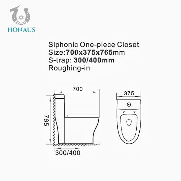 OEM/ODM Available One Piece Toilet Bowl With Mute Cover Soft Closing