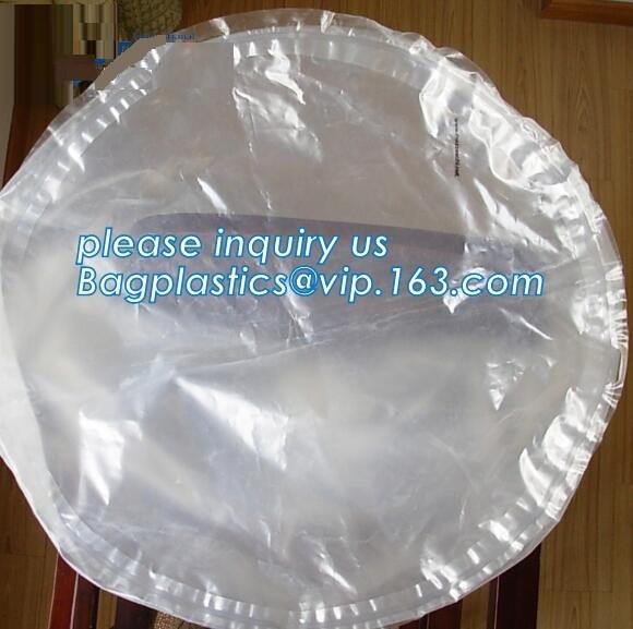 Round Bottom Plastic Drum Liner Bags, Salvage Round Bottom Plastic Bag , LDPE Polybags For Packing Fish