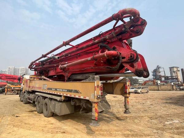 20 ans Sanyi 62m pompes à béton camions avec Mercedes-Benz châssis camions AWP pompe à béton hydraulique