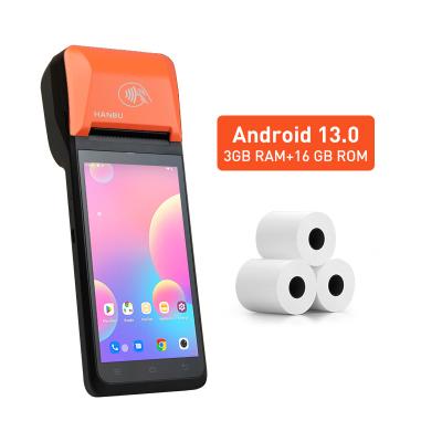 Android 12 POS Touch Display Handheld Mini Android POS Machine 5.5 Inch